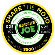 Share the MoJo and Refer a Friend for our Mosquito Control Services in Oklahoma City